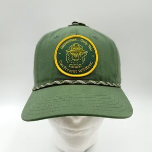 Smokey The Bear Rope Vintage Style Adjustable Snap Unisex Hat